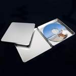 Single Square CD/DVD Tin , case of 10